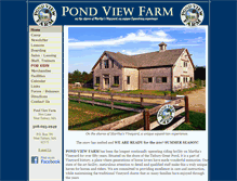 Tablet Screenshot of pondviewfarmmv.com
